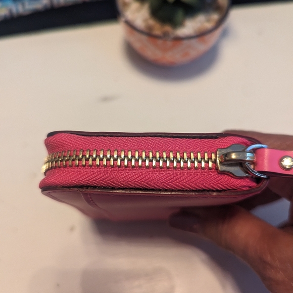 Kate Spade New York Spenser Zippered Card Wallet Pink - Picture 5 of 7